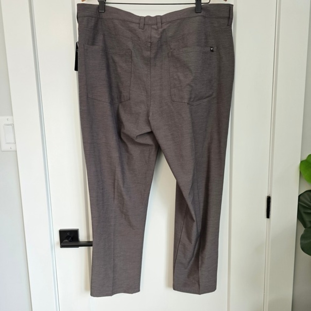 🆕️ *NWT* Callaway Mens Gray Lightweight Moisture Wicking Golf Pants Size 38x32 - Picture 10 of 12